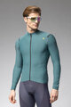 ALÉ Cycling winter long sleeve jersey - WARM RACE - green