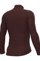 ALÉ Cycling winter long sleeve jersey - WARM RACE - bordeaux