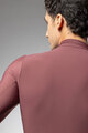 ALÉ Cycling winter long sleeve jersey - WARM RACE - bordeaux