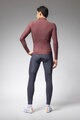 ALÉ Cycling winter long sleeve jersey - WARM RACE - bordeaux