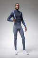 ALÉ Cycling long bib trousers - KLIMATIK K-ATMO - light blue