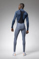 ALÉ Cycling long bib trousers - KLIMATIK K-ATMO - light blue