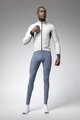 ALÉ Cycling thermal jacket - KLIMATIK K-DOUBLE - white