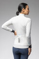 ALÉ Cycling winter long sleeve jersey - KLIMATIK K-IDRO - white