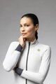 ALÉ Cycling winter long sleeve jersey - KLIMATIK K-IDRO - white