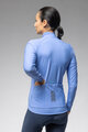 ALÉ Cycling winter long sleeve jersey - KLIMATIK K-IDRO - light blue