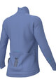 ALÉ Cycling winter long sleeve jersey - KLIMATIK K-IDRO - light blue