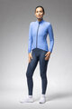 ALÉ Cycling winter long sleeve jersey - KLIMATIK K-IDRO - light blue