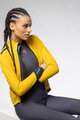 ALÉ Cycling windproof jacket - KLIMATIK K-TORNADO - yellow