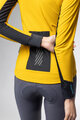 ALÉ Cycling windproof jacket - KLIMATIK K-TORNADO - yellow