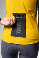 ALÉ Cycling windproof jacket - KLIMATIK K-TORNADO - yellow