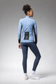 ALÉ Cycling windproof jacket - KLIMATIK K-TORNADO - light blue
