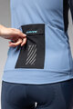 ALÉ Cycling windproof jacket - KLIMATIK K-TORNADO - light blue