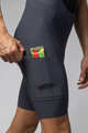 ALÉ Cycling bib shorts - GRAVEL-PRO OFF ROAD - GRAVEL - grey