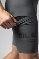 ALÉ Cycling bib shorts - GRAVEL-PRO OFF ROAD - GRAVEL - green