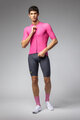 ALÉ Cycling short sleeve jersey - COLOR BLOCK PRAGMA - pink