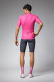 ALÉ Cycling short sleeve jersey - COLOR BLOCK PRAGMA - pink