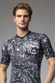 ALÉ Cycling short sleeve jersey - SAFARI PRAGMA - black/white