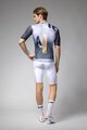 ALÉ Cycling short sleeve jersey - SOUND PR-E - white/grey