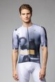 ALÉ Cycling short sleeve jersey - SOUND PR-E - white/grey
