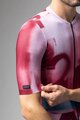 ALÉ Cycling short sleeve jersey - SOUND PR-E - white/bordeaux