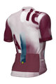 ALÉ Cycling short sleeve jersey - SOUND PR-E - white/bordeaux