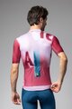 ALÉ Cycling short sleeve jersey - SOUND PR-E - white/bordeaux