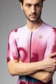 ALÉ Cycling short sleeve jersey - SOUND PR-E - white/bordeaux