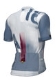 ALÉ Cycling short sleeve jersey - SOUND PR-E - white/blue