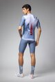 ALÉ Cycling short sleeve jersey - SOUND PR-E - white/blue