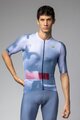 ALÉ Cycling short sleeve jersey - SOUND PR-E - white/blue