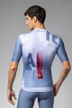 ALÉ Cycling short sleeve jersey - SOUND PR-E - white/blue