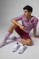 ALÉ Cycling short sleeve jersey - MARBLE PR-E - white/red