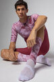 ALÉ Cycling short sleeve jersey - MARBLE PR-E - white/red