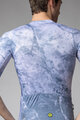 ALÉ Cycling short sleeve jersey - MARBLE PR-E - white/blue