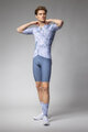 ALÉ Cycling short sleeve jersey - MARBLE PR-E - white/blue