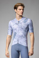 ALÉ Cycling short sleeve jersey - MARBLE PR-E - white/blue