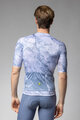 ALÉ Cycling short sleeve jersey - MARBLE PR-E - white/blue