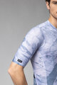 ALÉ Cycling short sleeve jersey - MARBLE PR-E - white/blue