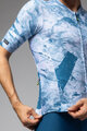 ALÉ Cycling short sleeve jersey - MARBLE PR-E - white/blue