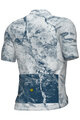 ALÉ Cycling short sleeve jersey - MARBLE PR-E - white/blue