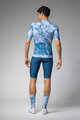 ALÉ Cycling short sleeve jersey - MARBLE PR-E - white/blue