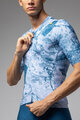 ALÉ Cycling short sleeve jersey - MARBLE PR-E - white/blue