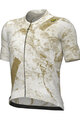 ALÉ Cycling short sleeve jersey - MARBLE PR-E - white/gold