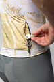 ALÉ Cycling short sleeve jersey - MARBLE PR-E - white/gold