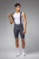 ALÉ Cycling bib shorts - VOLTAGE R-EV1 - grey