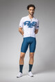 ALÉ Cycling short sleeve jersey - SAUVAGE PR-E - white/blue