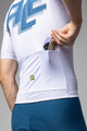 ALÉ Cycling short sleeve jersey - SAUVAGE PR-E - white/blue