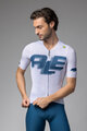 ALÉ Cycling short sleeve jersey - SAUVAGE PR-E - white/blue