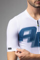ALÉ Cycling short sleeve jersey - SAUVAGE PR-E - white/blue